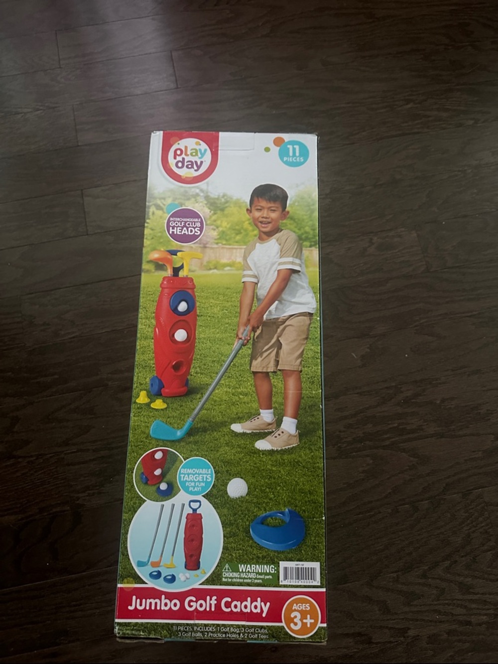 Play Day Jumbo Golf Caddy Kids Toy - Red and Blue
